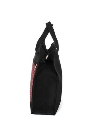 Господарська сумка для покупок wallaby 2701.439 чорна з червоним3 фото