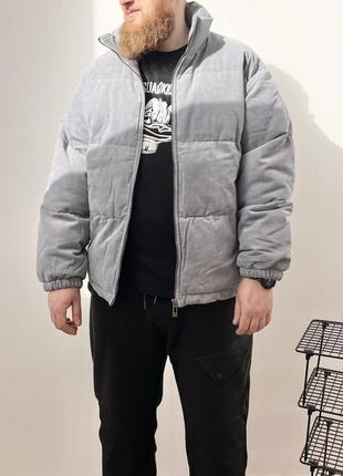 Куртка cropp puffer corduroy jacket