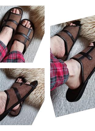 Мужские комнатные тапки belsta тапочки для дома мужские белста мужские открытые тапки лёгкие