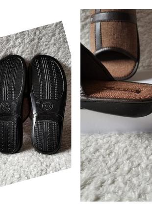 Мужские комнатные тапки belsta тапочки для дома мужские белста мужские открытые тапки лёгкие