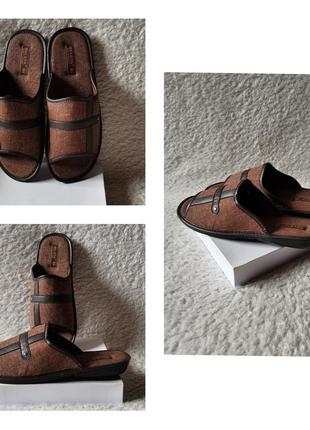 Мужские комнатные тапки belsta тапочки для дома мужские белста мужские открытые тапки лёгкие