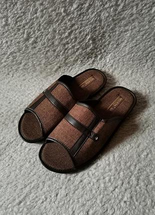 Мужские комнатные тапки belsta тапочки для дома мужские белста мужские открытые тапки лёгкие