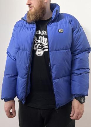 Куртка cropp puffer monogram-pattern jacket5 фото