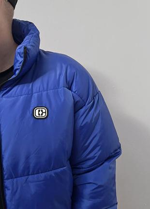 Куртка cropp puffer monogram-pattern jacket4 фото