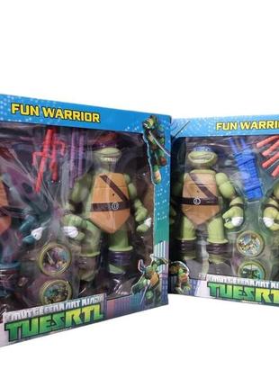 Игровой набор фигурок " черепашки - ниндзя ", ninja turtles, 2 вида леонардо, рафаэль, донателло, микеланджело1 фото