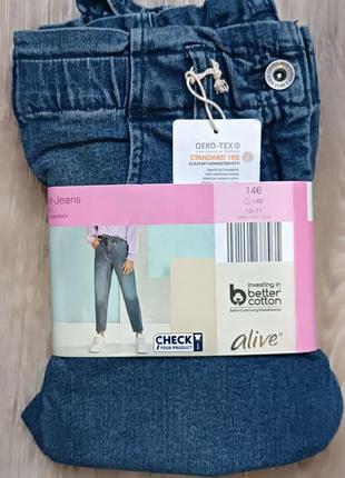 Детские джинсы alive германия для девочек рост 146 см 152 см4 фото