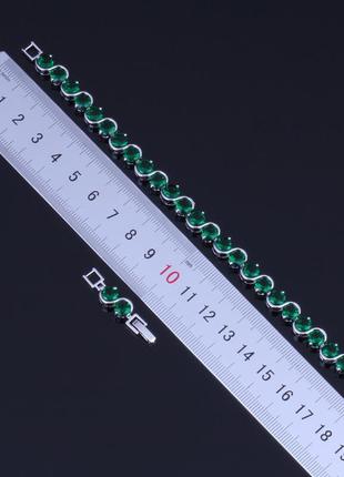 Изумрудно -зелений браслет92510 фото