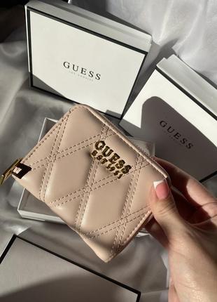 Розовый кошелек guess кашёл