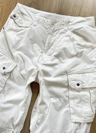 Чоловічі бавовняні широкі штани карго з кишенями brandit cargo pants4 фото