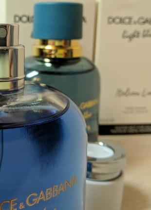 D&g light blue italian love pour homme 100ml.оригинал 100%.3 фото