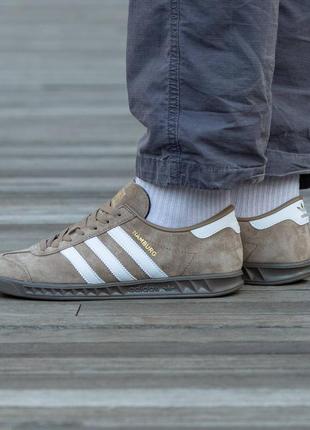 Adidas hamburg brown9 фото