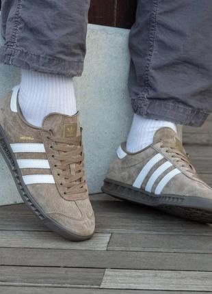 Adidas hamburg brown10 фото