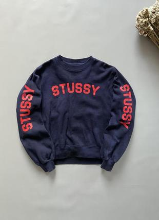 Жіноча кофта стусі біг лого світшот тай дай stussy sweatshirt