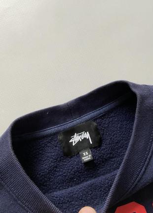 Женская кофта стухи бег лого свитшот тай дай stussy sweatshirt4 фото