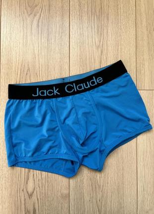 Блакитні чоловічі боксери jack claude 🛍️1+1=3🛍️4 фото