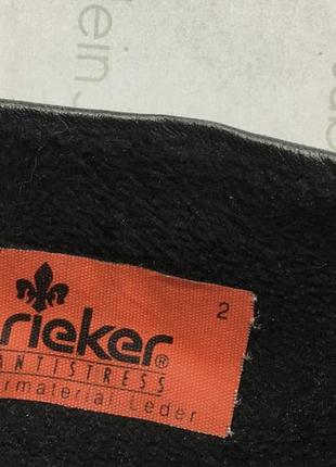 Анатомические ботиночки rieker antistress с запатентованным комфортом 38-38.5 размер8 фото