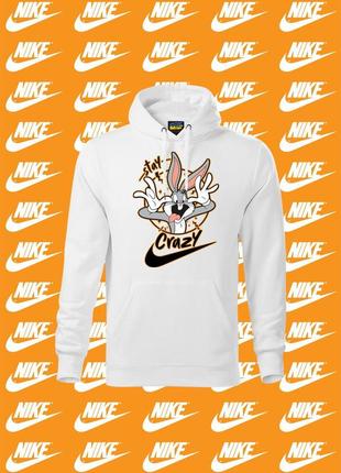 Худі youstyle crazy bugs bunny 1109 white1 фото