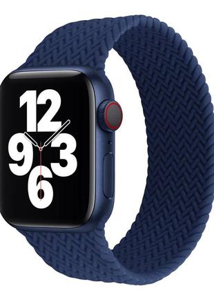 Coteetci w59 braided loop for apple watch 42/44/45/49mm atlantic blue (wh5303-ab-160)