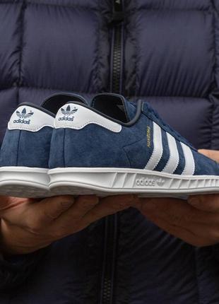 Adidas hamburg blue white3 фото