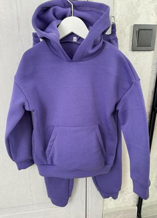 Теплый детский спортивный костюм на флисе ❄️