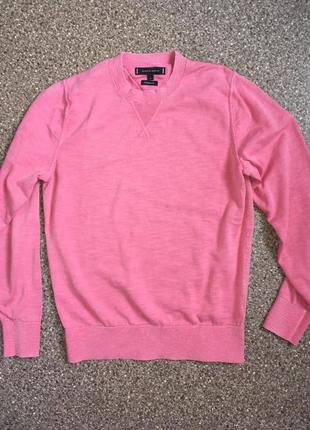 Tommy hilfiger кофта светр пуловер бавовна garment dyed
