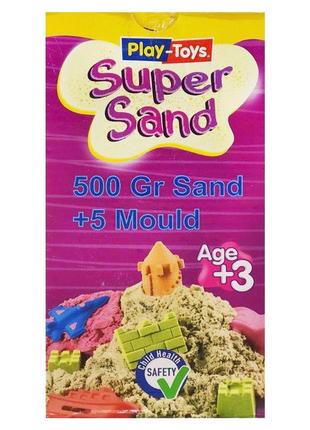 Кинетический песок "super sand", 500 г. комбинированный (132759)