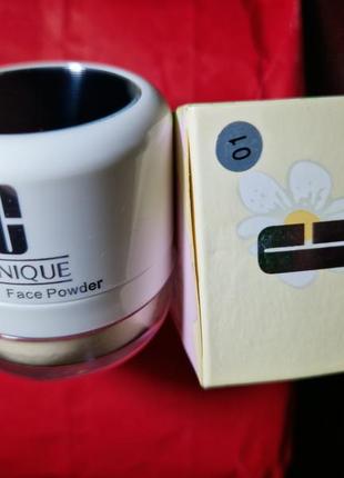 Clinique blended face powder #01 / рассыпчатая пудра2 фото