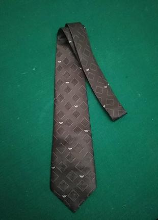 Мужской галстук giorgio armani1 фото