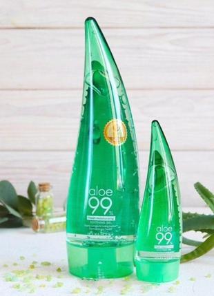 Успокаивающий и увлажняющий гель с алоэ holika holika aloe 99% soothing gel3 фото