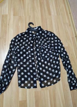 Рубашка в горох