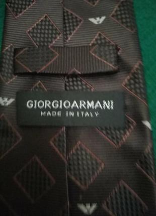 Мужской галстук giorgio armani4 фото