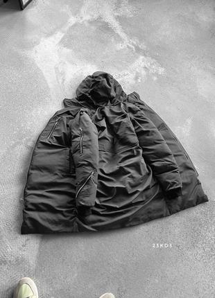 Чоловіча стильна зимова куртка до -20 якісний пуховик молодіжний2 фото