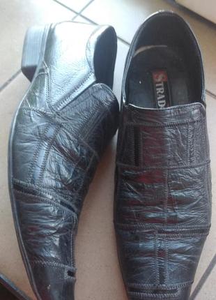 Мужские туфли натур кожа 41р strado ручная работа