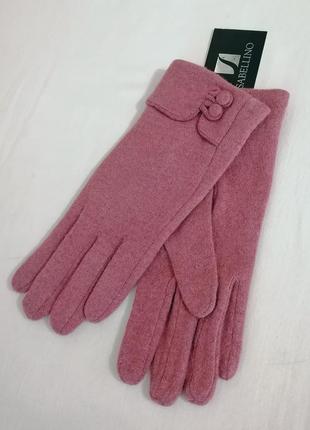 Нові вовняні жіночі рукавички розмір m1 фото