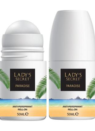 Жіночий роликовий дезодорант lady's secret paradise, 50 мл