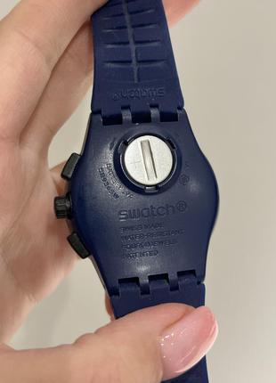 Часы мужской синий swatch sr936sw6 фото