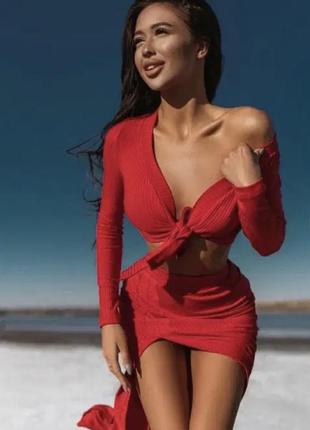 Lior костюм в рубчик