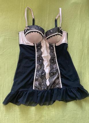 Сексуальное платье babydoll с push up на косточках2 фото