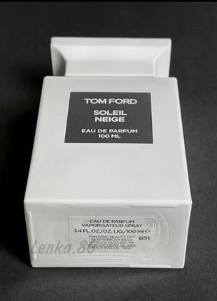 Парфуми унісекс розпив soleil neige від tom ford ☕ об'єм 2мл/3мл/5мл6 фото