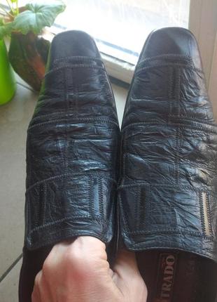 Мужские туфли натур кожа 41р strado ручная работа