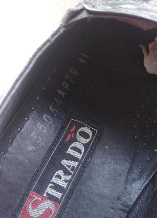 Мужские туфли натур кожа 41р strado ручная работа