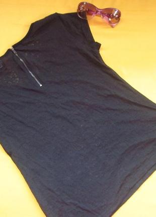 Стильна футболка на замочку ззаду,h&m,візерункове тканина,відмінний стан6 фото