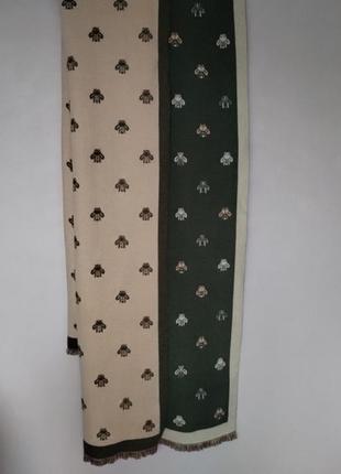 Палантин шарф  у стилі gucci довгий 190 см