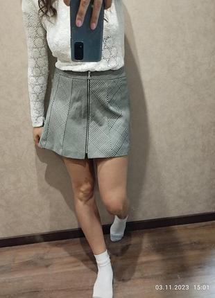 Zara plaid skirt спідниця юпка