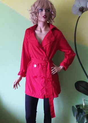 Яскравий плащ тренч косуха