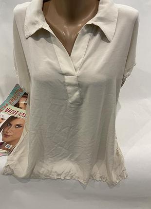 Нежная рубашка 55% шелк , 45% вискоза