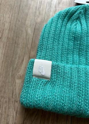 Вязаная шапка унисекс nike beanie nrg essential шапка бини новая оригинал6 фото