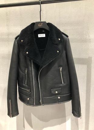 Дубленка saint laurent, дубленка ysl