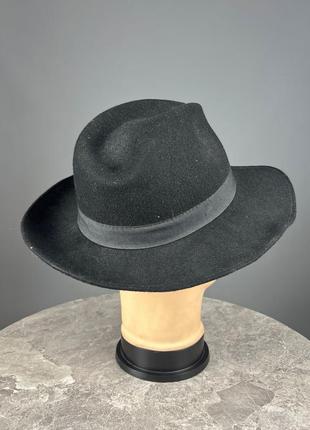 Капелюх фетровий head line, gottmann, чорний, якісний, розмір 60 см, відмінний стан4 фото