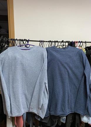 Свитер свитшот реглан пуловер кофта светрик чоловічий springfield, колір блакитний😍8 фото